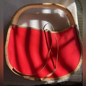 Fossil wicker purse, vintage